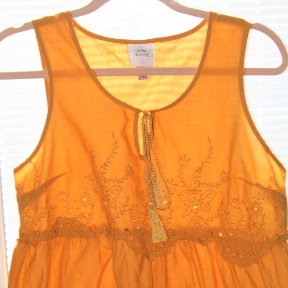Knox Rose “mustard” babydoll Top